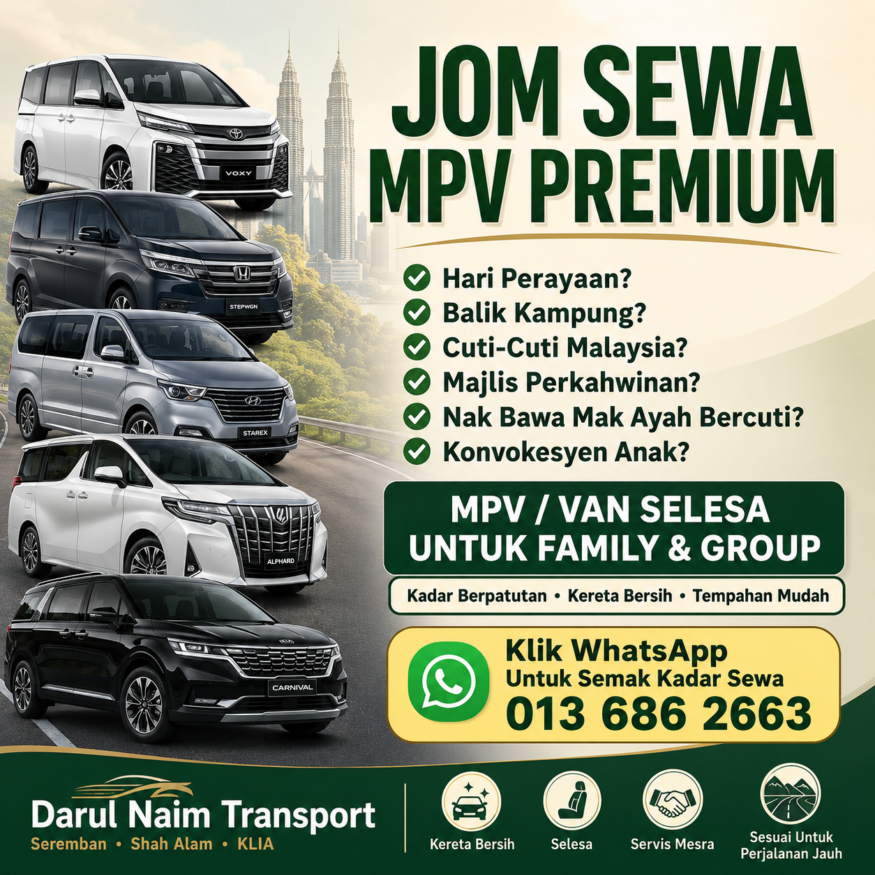 Sewa Van Seremban